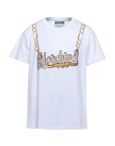 MOSCHINO T-shirt Bianco 100% Cotone