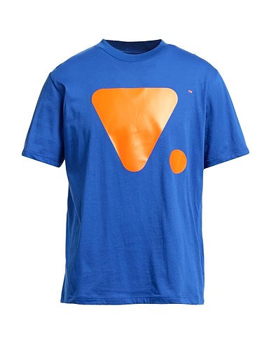 VALVOLA. T-shirt Blue 100% Cotton