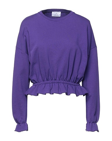 BERNA Sweatshirt Purple 100% Cotton