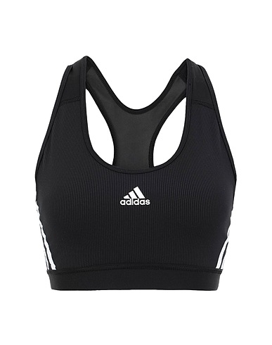 ADIDAS Top BT 3S RIB BRA
 Noir 80% Polyester recyclé, 20% Élasthanne