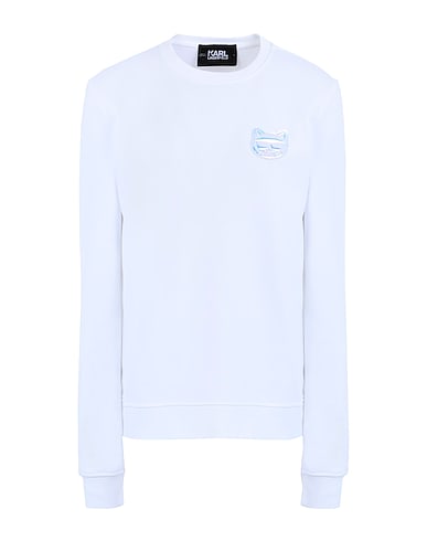 KARL LAGERFELD Sweatshirt MINI IKONIK CHOUPETTE SWEAT
 White 90% Cotton, 10% Polyester