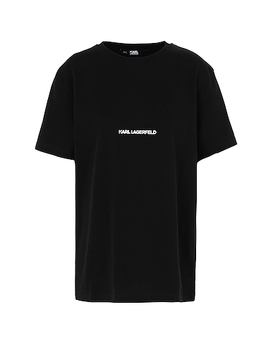 KARL LAGERFELD T-shirt UNISEX LOGO T-SHIRT
 Black 100% Organic cotton