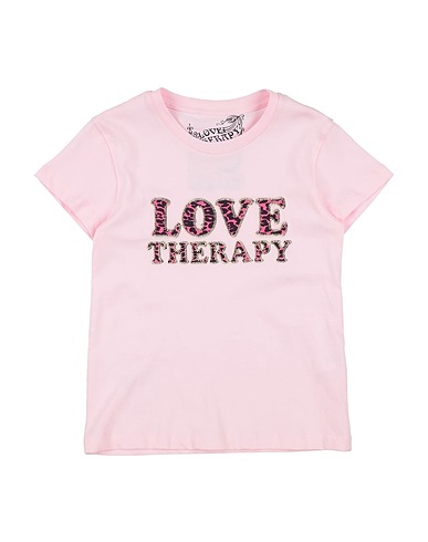 LOVE THERAPY T-shirt Pink 100% Cotton