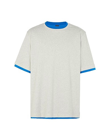 8 by YOOX T-Shirt ORGANIC COTTON REVERSIBLE OVERSIZE T-SHIRT
 Blau 100% Organische Baumwolle