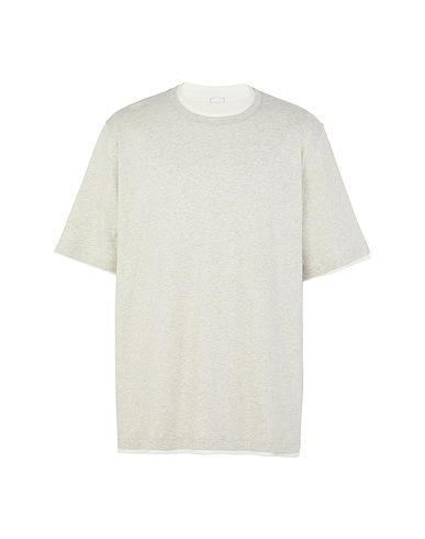 8 by YOOX T-shirt ORGANIC COTTON REVERSIBLE OVERSIZE T-SHIRT
 Ivory 100% Organic cotton