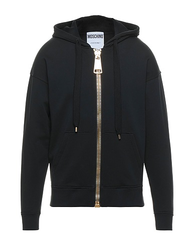 MOSCHINO Hooded sweatshirt Black 100% Cotton