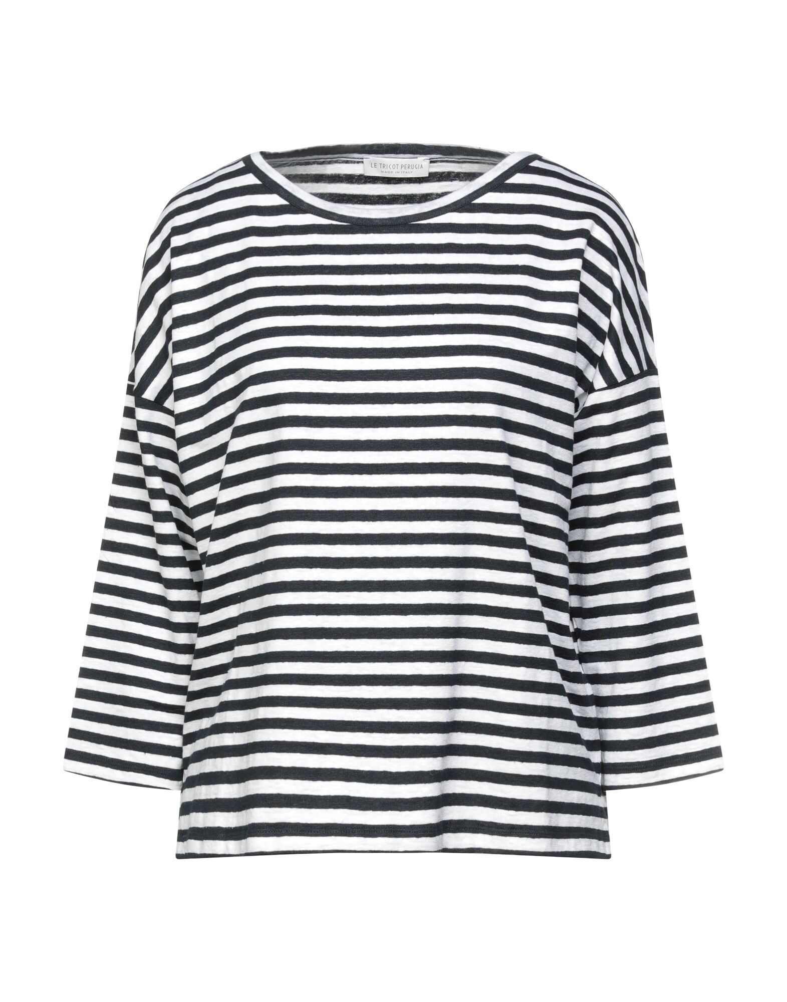 LE TRICOT PERUGIA T-Shirts and Tops | Navy Women's T-shirt