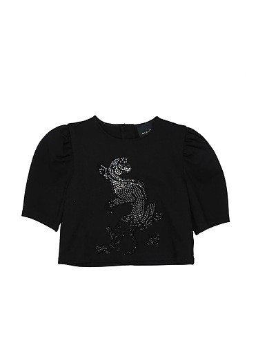 JOHN RICHMOND T-shirt Black 75% Viscose, 20% Nylon, 5% Elastane