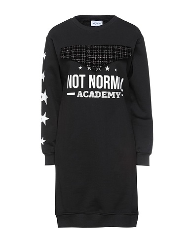 NOT NORMAL Sheath dress Black 100% Cotton