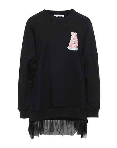 MOSCHINO Felpa COUTURE Nero 100% Cotone