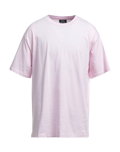 A.P.C. Basic T-Shirt Light pink 100% Cotton