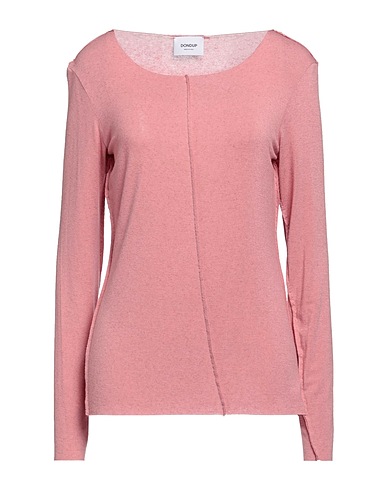 DONDUP Basic T-Shirt Antikrosa 84% Viskose, 9% Kaschmir, 7% Elastan