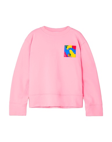 MOSCHINO Felpa Rosa 100% Cotone