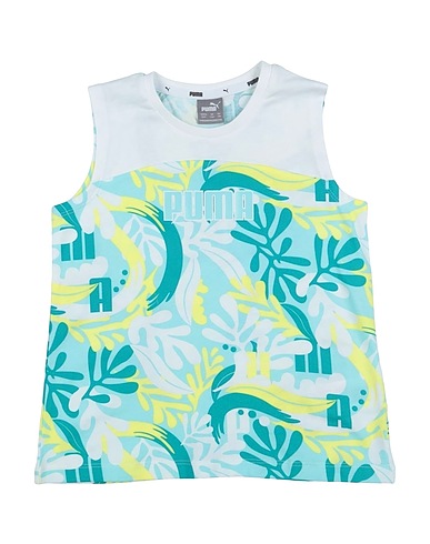 PUMA Tank top Alpha AOP Tank G
 White 100% Cotton