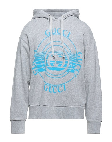 GUCCI Hooded sweatshirt Grey 100% Cotton