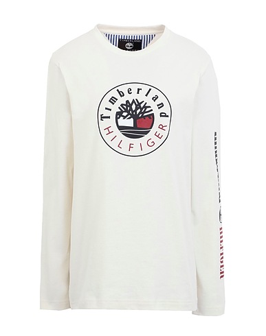 TOMMY HILFIGER x TIMBERLAND T-shirt Avorio 100% Cotone