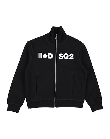 DSQUARED2 Sweatshirt Schwarz 100% Baumwolle, Elastan