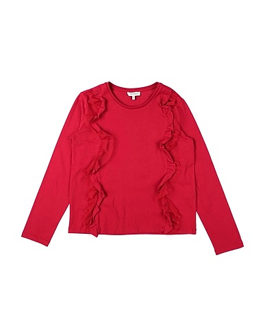 TWINSET T-shirt Burgundy 100% Cotton, Elastane, Polyester