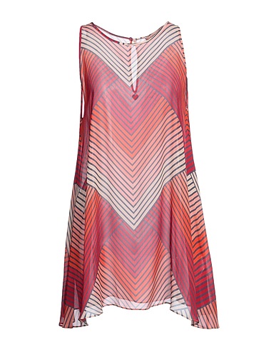 TWINSET Top Red 100% Viscose, Mother-of-pearl