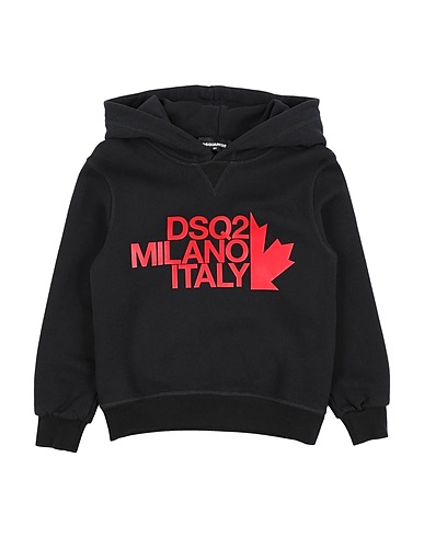 DSQUARED2 Sweatshirt Black 100% Cotton, Elastane