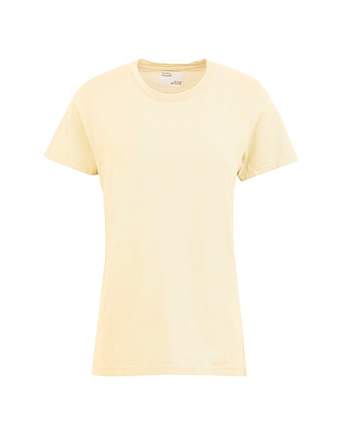 COLORFUL STANDARD Basic T-Shirt Pastel yellow 100% Organic cotton