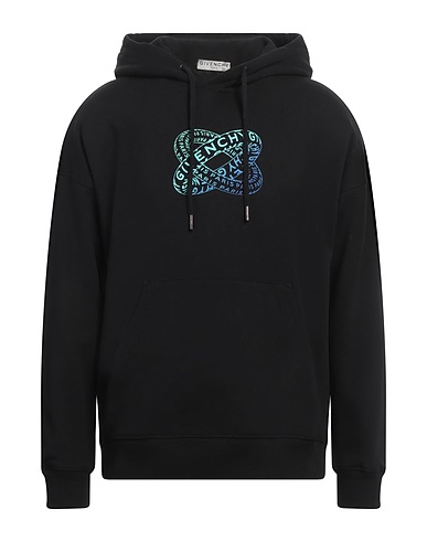 GIVENCHY Hooded track jacket  Black 100% Cotton