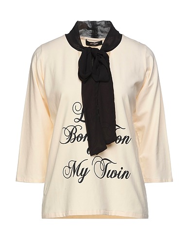 MY TWIN TWINSET T-shirt Beige 95% Cotton, 5% Elastane, Polyester