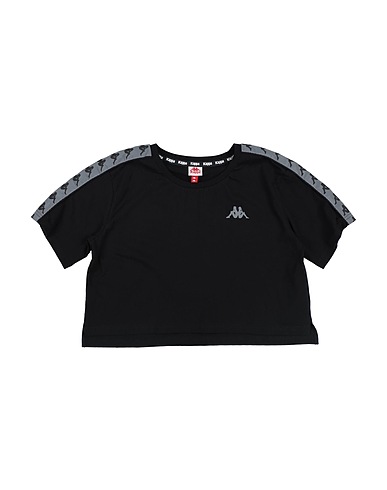 KAPPA T-Shirt Schwarz 100% Baumwolle