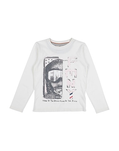FRED MELLO T-shirt White 100% Cotton