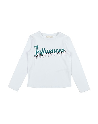 TWINSET T-shirt White 95% Cotton, 5% Elastane