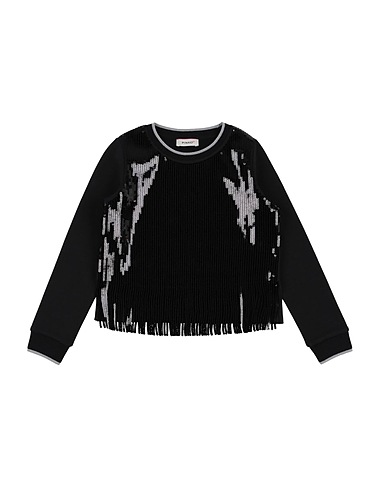 PINKO UP Sweatshirt Black 100% Cotton