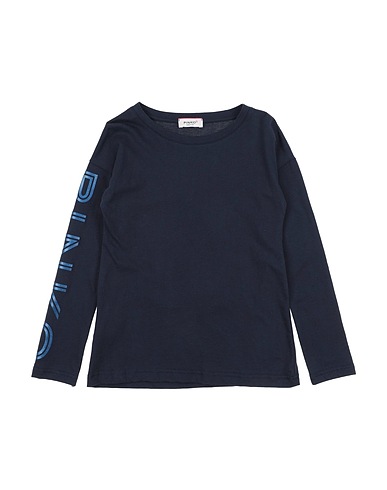 PINKO UP T-shirt Blu notte 100% Cotone