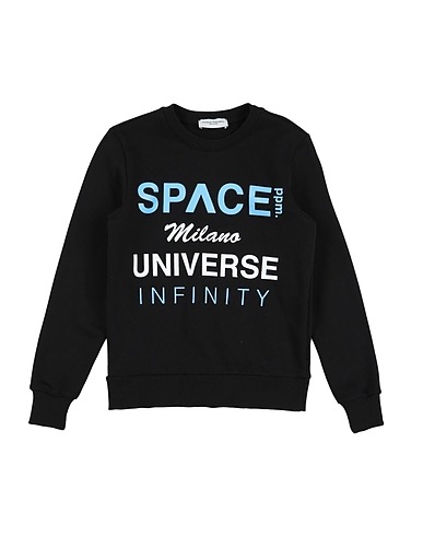 PAOLO PECORA Sweatshirt Black 100% Cotton