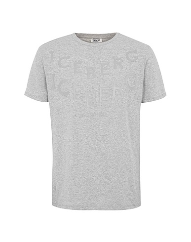 ICEBERG T-shirt Grey 93% Cotton, 7% Elastane
