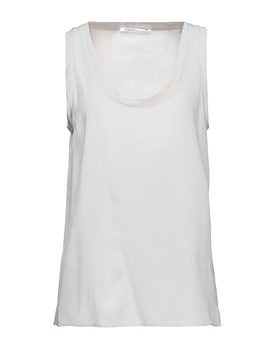 AGNONA Silk top Light grey 100% Silk
