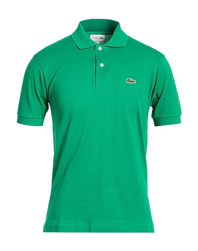 LACOSTE Polo shirt VERDE SMERALDO 100% Cotton