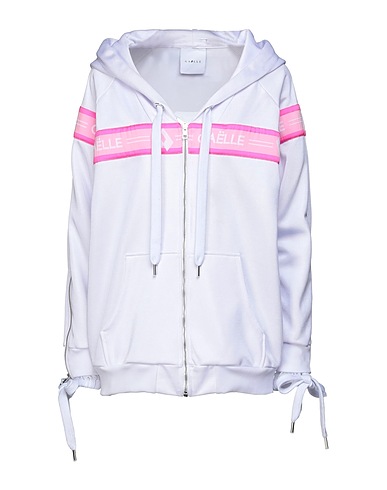 GAëLLE x LOTTO LEGGENDA Hooded sweatshirt White 65% Polyester, 35% Cotton