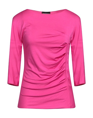EMPORIO ARMANI T-shirt Fuchsia 96% Viscose, 4% Elastane