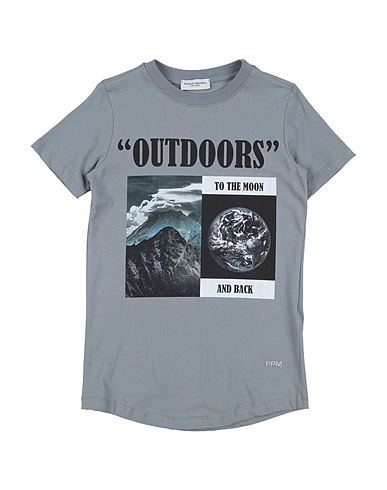 PAOLO PECORA T-shirt Grey 100% Cotton