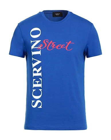 ERMANNO SCERVINO T-shirt Blue 95% Cotton, 5% Elastane