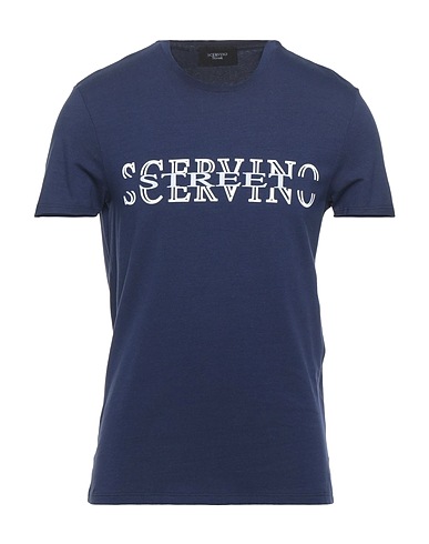 ERMANNO SCERVINO T-shirt Blu notte 95% Cotone, 5% Elastan