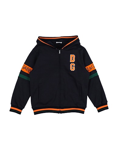 DOLCE&GABBANA Sweatshirt Midnight blue 100% Cotton, Polyurethane, Polyester, Viscose, Elastane