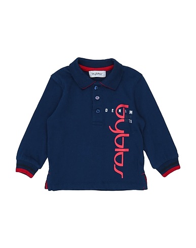 BYBLOS Polo Blu 100% Cotone