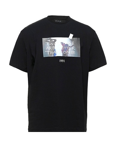THROWBACK. T-shirt Black 100% Cotton