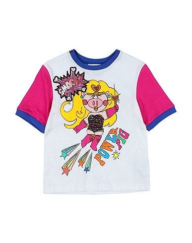 DOLCE&GABBANA T-shirt White 100% Cotton, Polyester, Viscose, Metallic Polyester
