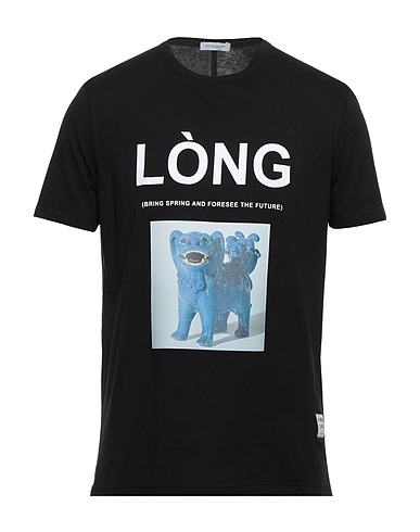 PAOLO PECORA T-shirt Black 100% Cotton