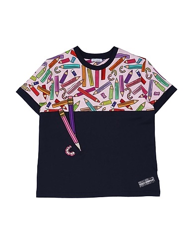 DOLCE&GABBANA T-shirt Light pink 100% Cotton, Polyester, Metallic Polyester, Viscose, Polyurethane