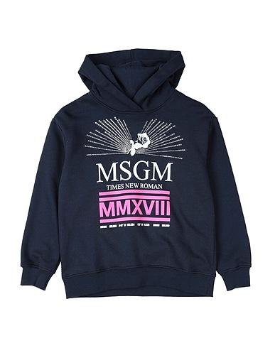 MSGM Sweatshirt Midnight blue 100% Cotton