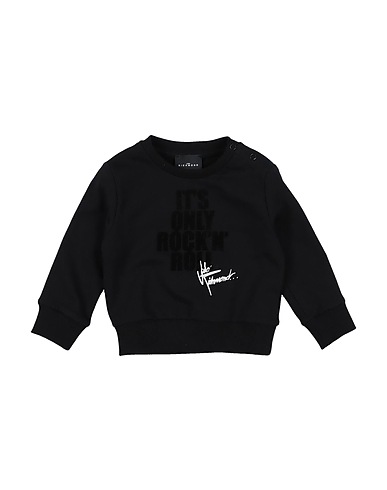 JOHN RICHMOND Sweatshirt Black 95% Cotton, 5% Elastane