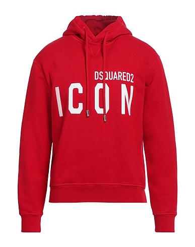 DSQUARED2 Hoodie Ziegelrot 100% Baumwolle, Elastan
